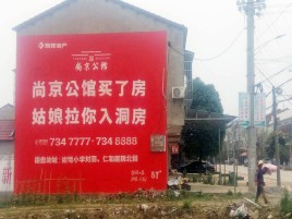 博白墙体广告在乡镇、农村市场的媒体优势