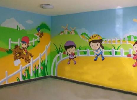 博白幼儿园墙体彩绘制作流程及注意事项