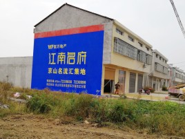 博白农村墙体广告在不同形式上面展现的不同特色