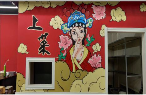 博白墙体彩绘的发展和应用