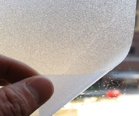 博白玻璃门外面粘广告用什么材料好？