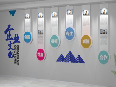 博白企业文化墙需要传递什么办公文化？